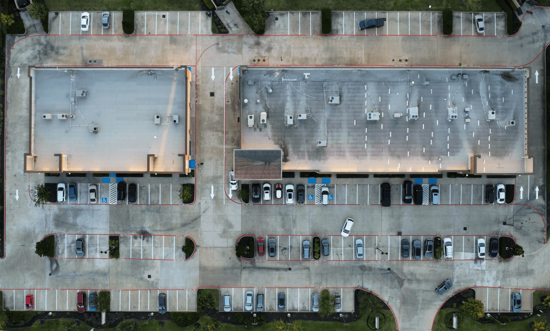 Olivewood Management team on-site at a commercial property